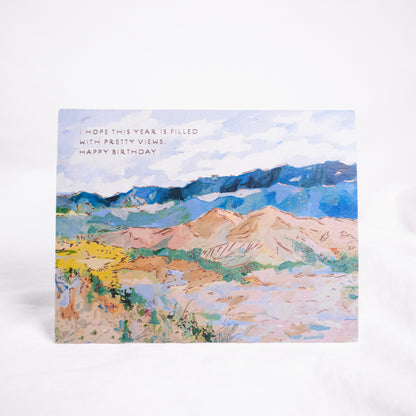 Pretty Views Birthday Greeting Card