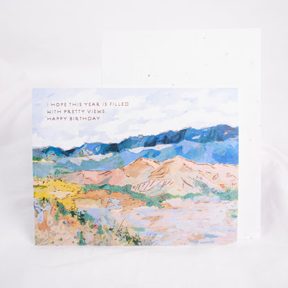 Pretty Views Birthday Greeting Card