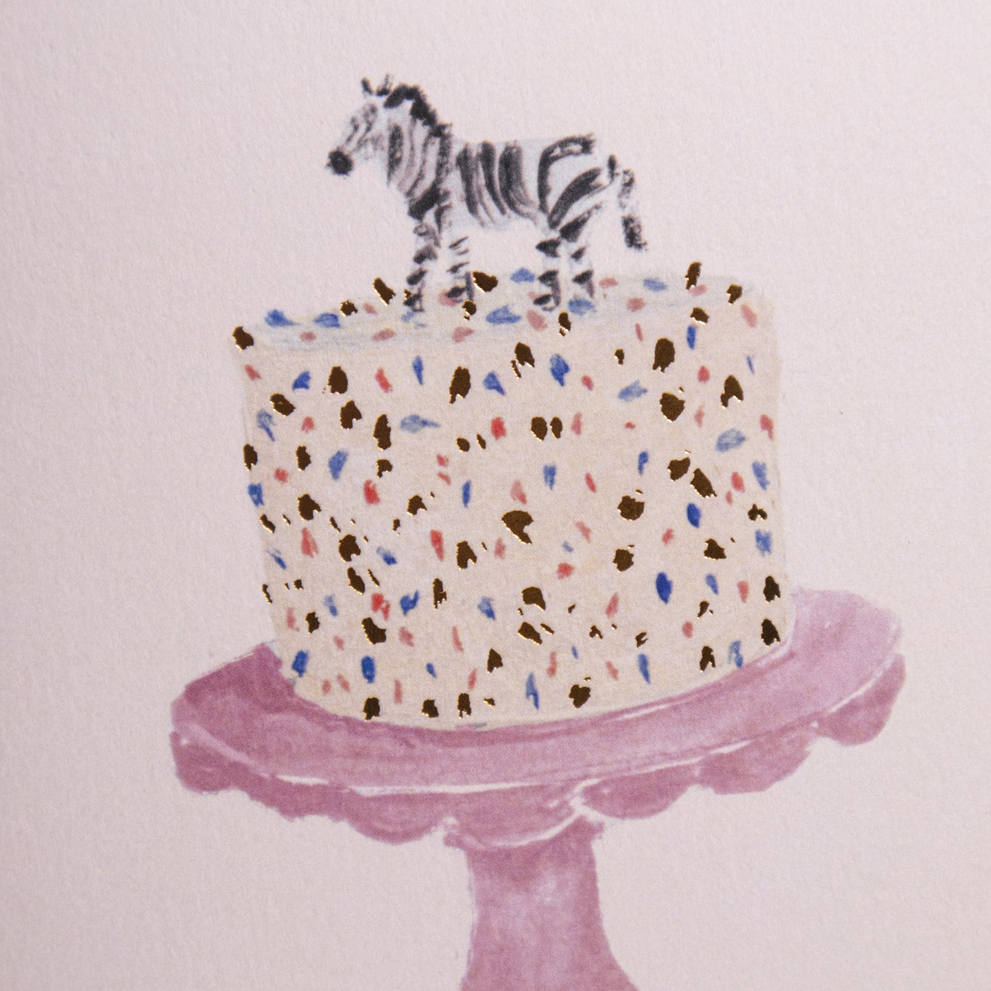 Sprinkle Cake Birthday Greeting Card