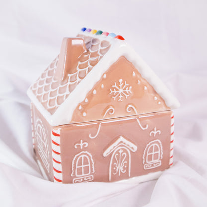 Gingerbread House Candle