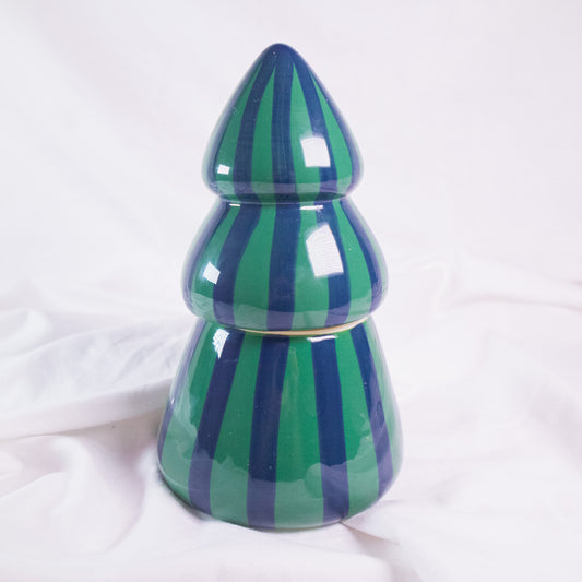Striped Tree Candle
