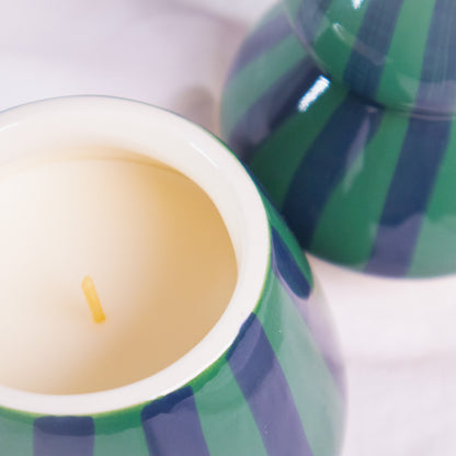 Striped Tree Candle
