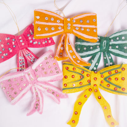 Felt Bow Ornament