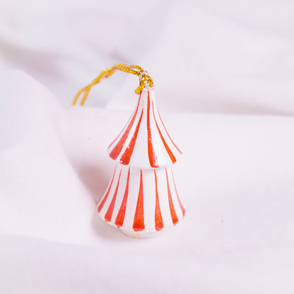 Wooden Tree Christmas Ornament