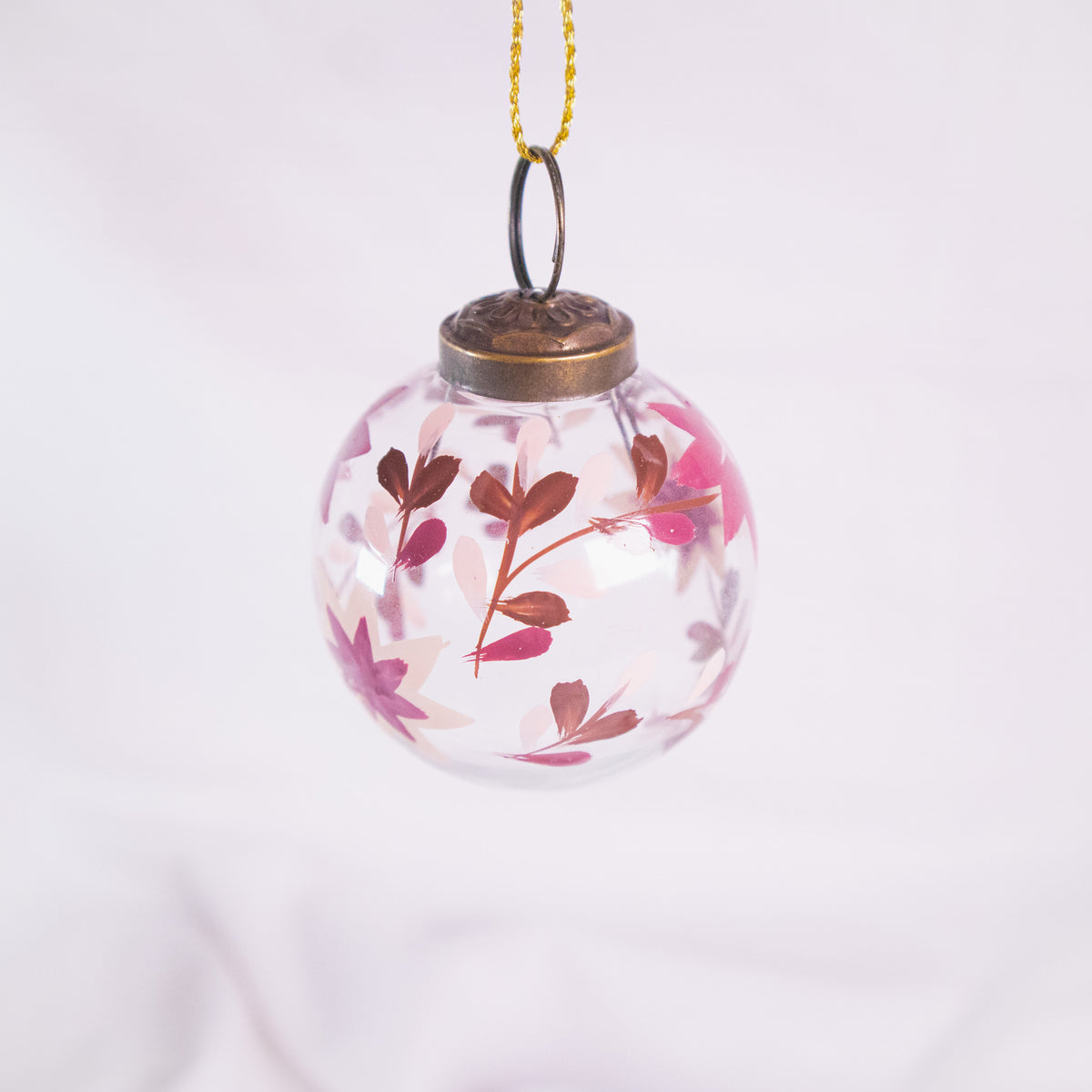 Poinsettia Botanical Ornament