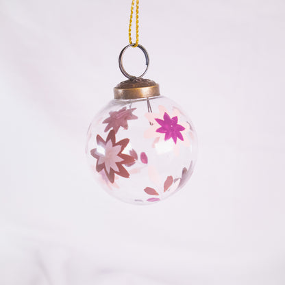 Poinsettia Botanical Ornament