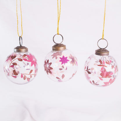 Poinsettia Botanical Ornament