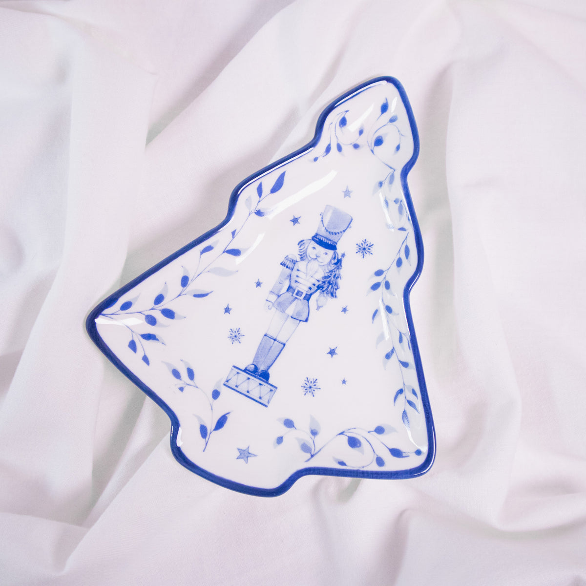 Blue and White Holiday Dish