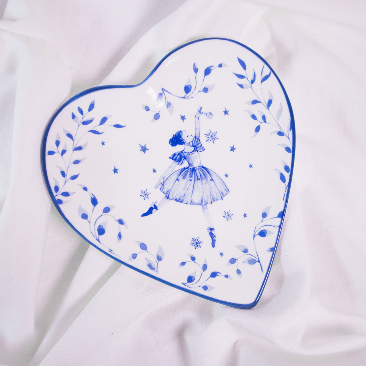 Blue and White Holiday Dish