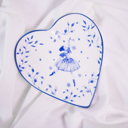 Blue and White Holiday Dish