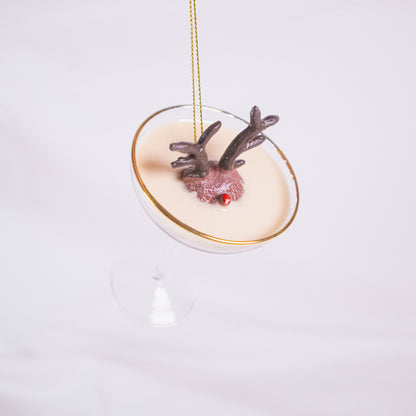 Reindeer Espresso Martini Ornament