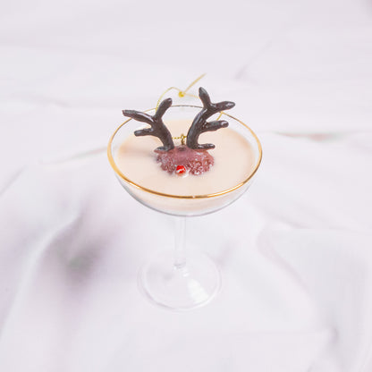 Reindeer Espresso Martini Ornament