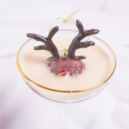 Reindeer Espresso Martini Ornament