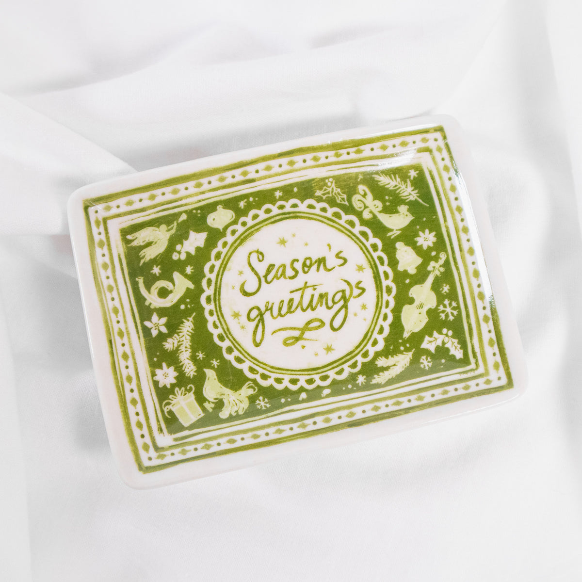Small Green Holiday Dish