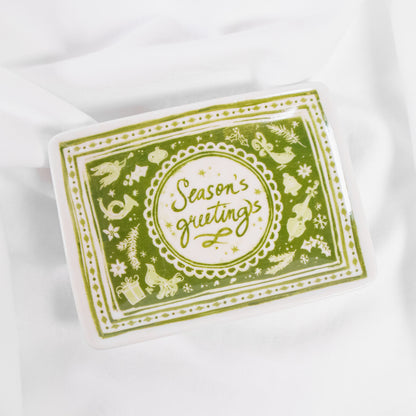 Small Green Holiday Dish
