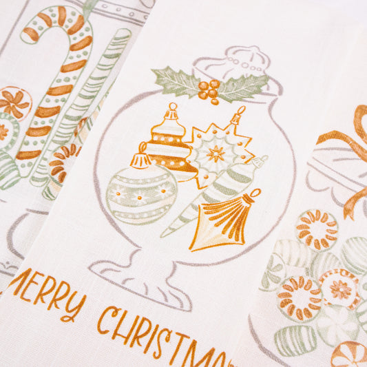 Holiday Jar Tea Towel