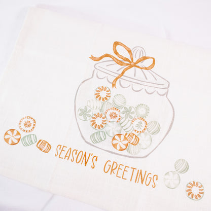 Holiday Jar Tea Towel
