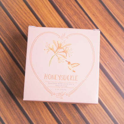 Honeysuckle Heart-Shaped Soap Bar