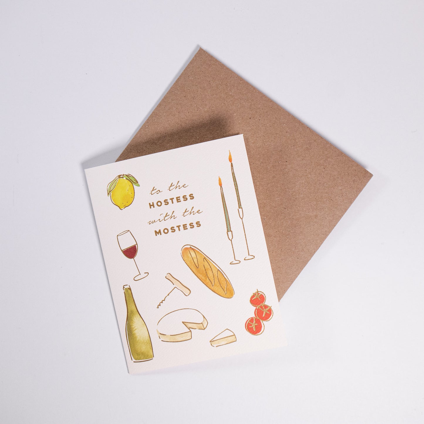 Hostess With The Mostess Greeting Card