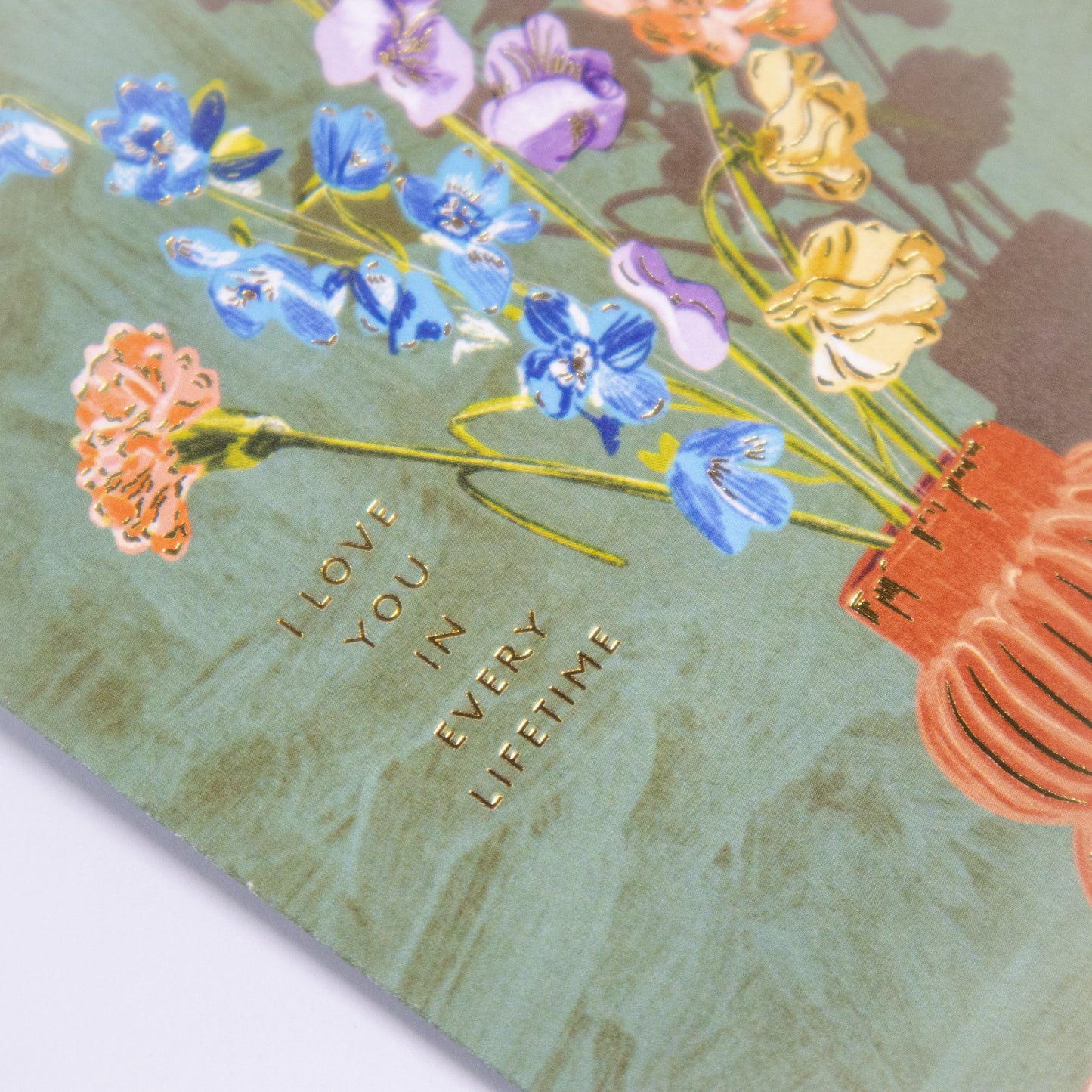 I Love You Flower Bouquet Greeting Card