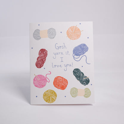 Yarn I Love You Greeting Card