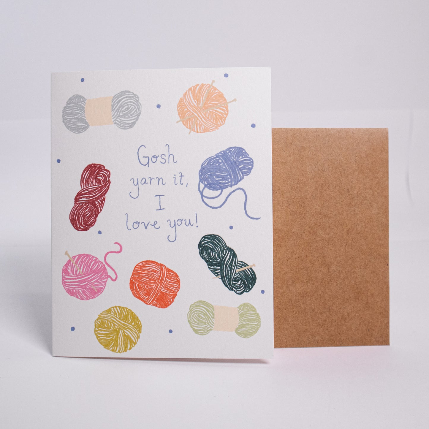 Yarn I Love You Greeting Card