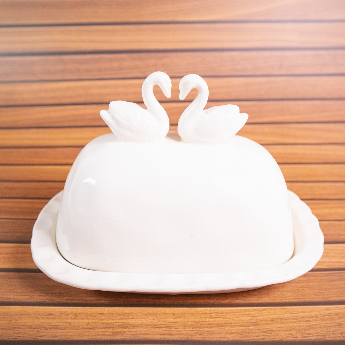 Swan Butter Dish