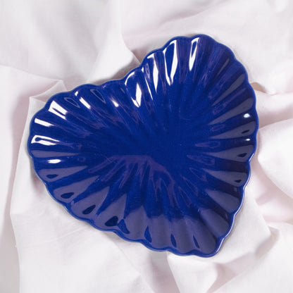 Fluted Heart Plate