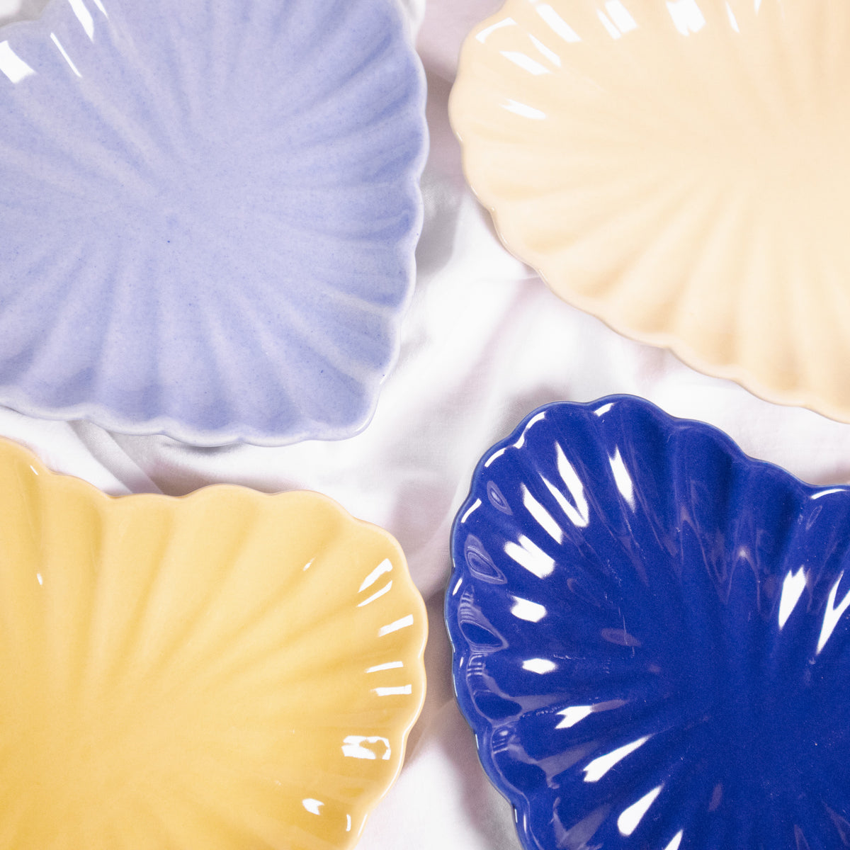 Fluted Heart Plate