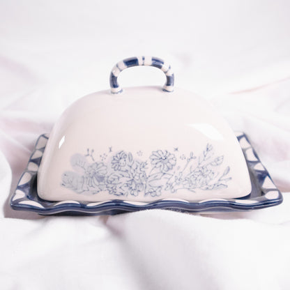Floral Butter Dish