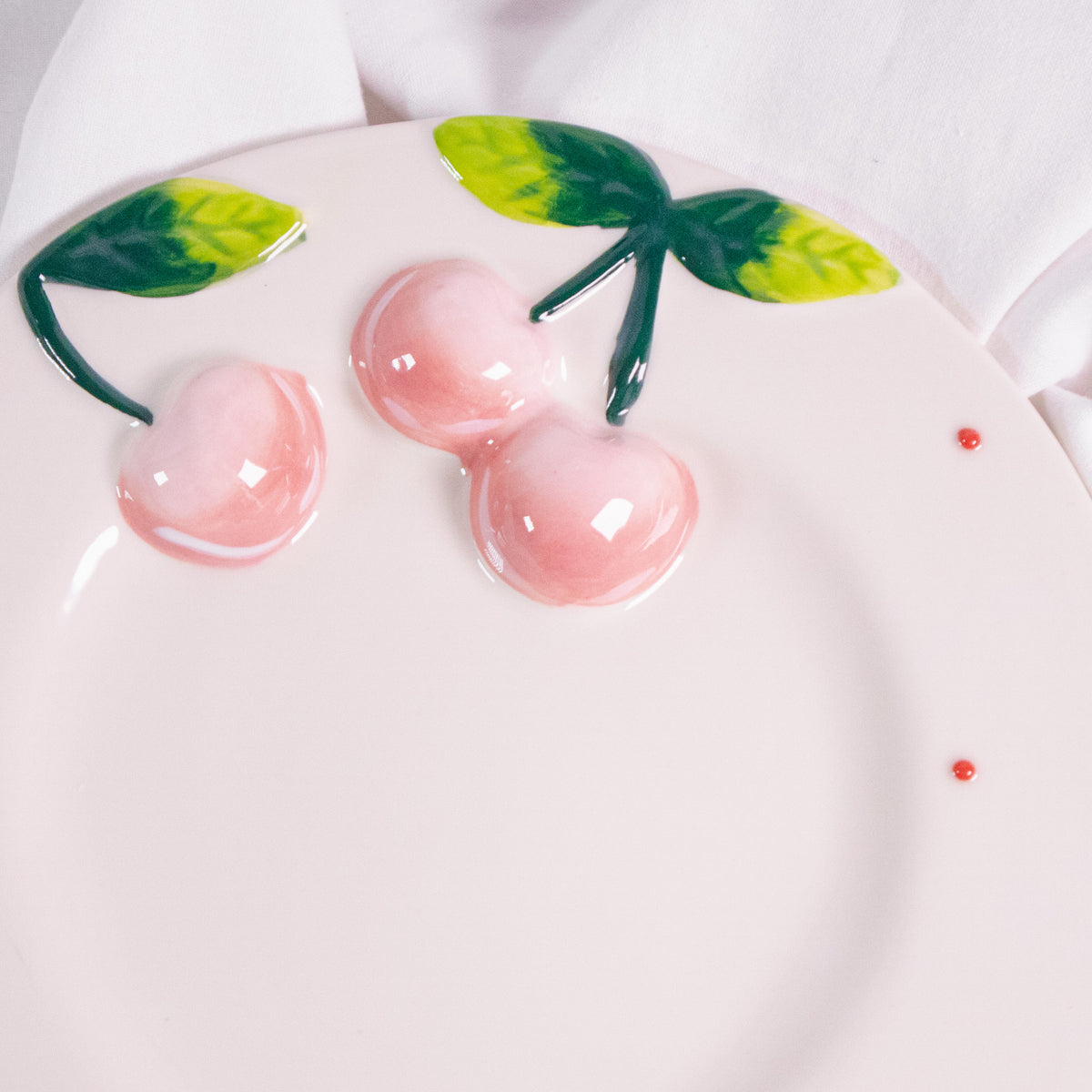 3D Cherry Plate
