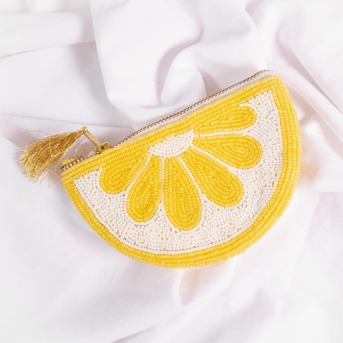 Beaded Fruit Pouch