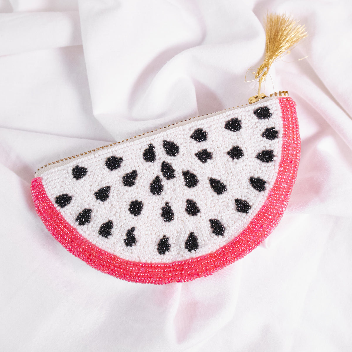 Beaded Fruit Pouch