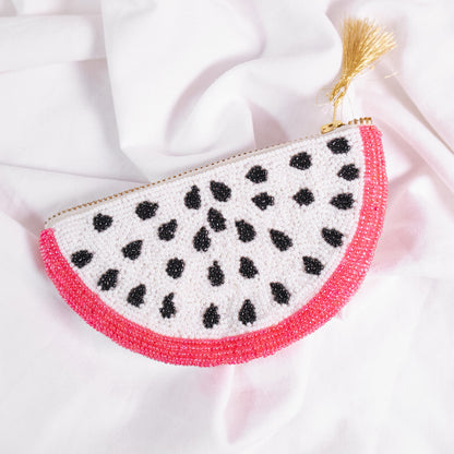 Beaded Fruit Pouch