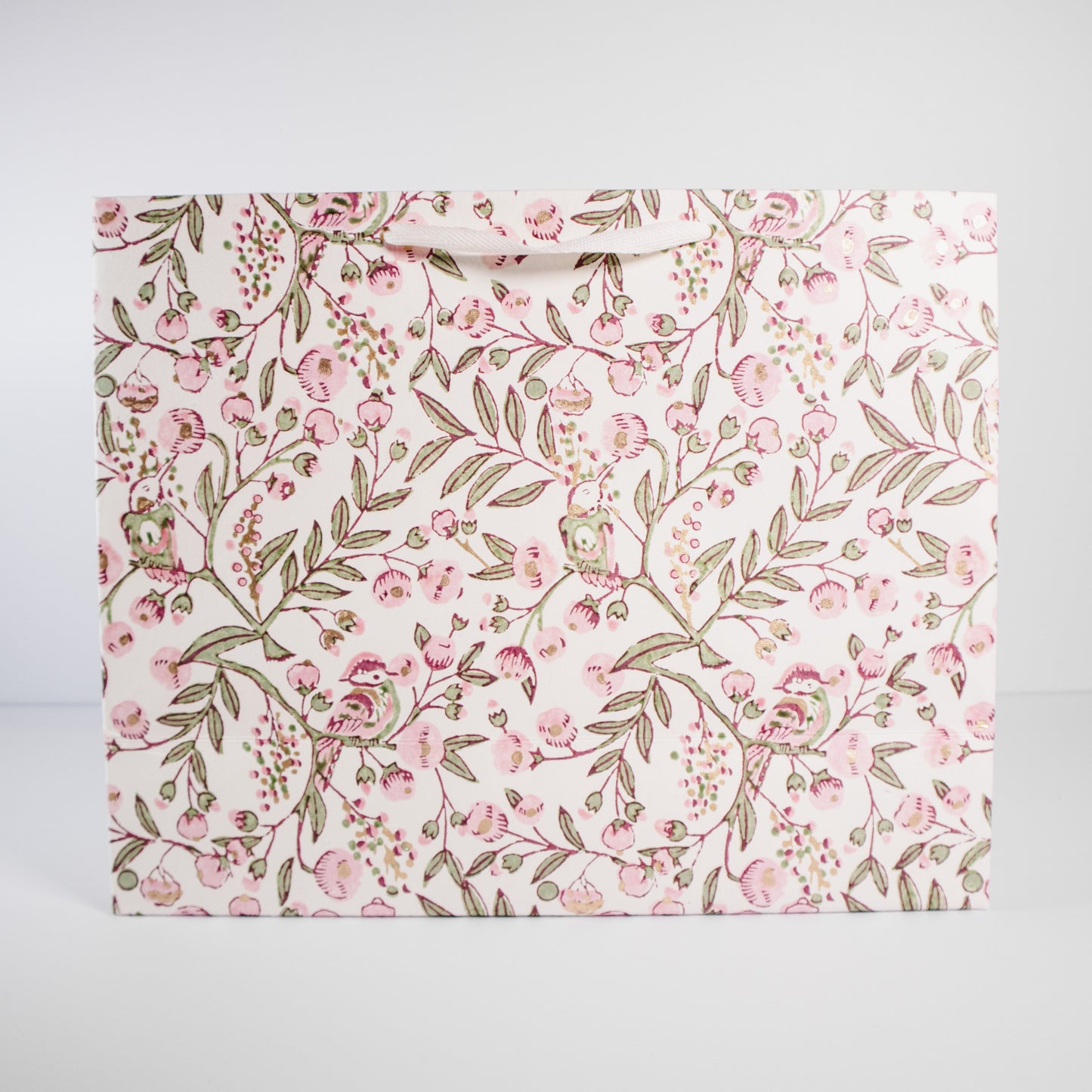 Large Blush Floral Gift Bag