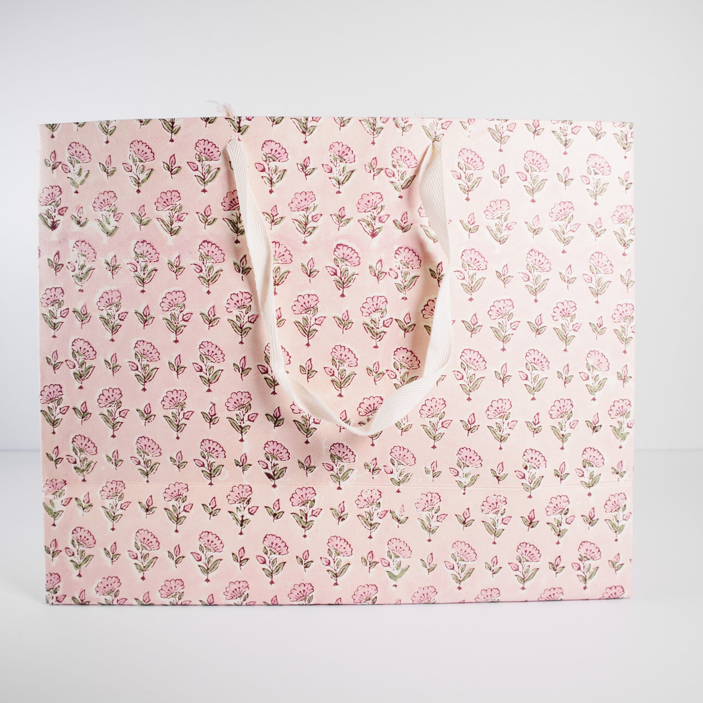 Large Blush Floral Gift Bag