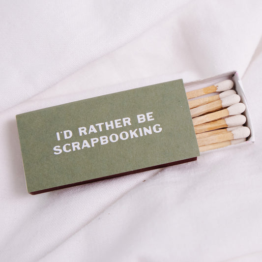 Scrapbooking Matchbox