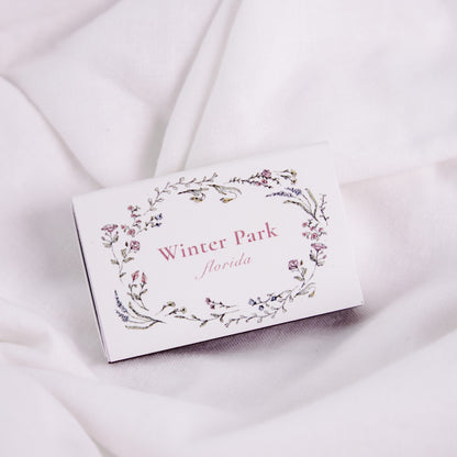 Winter Park Floral Matchbox