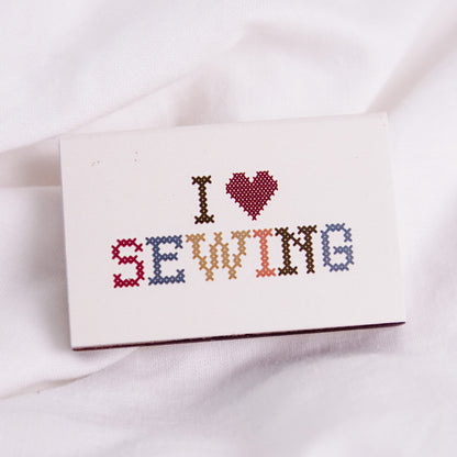I Love Sewing Matchbox
