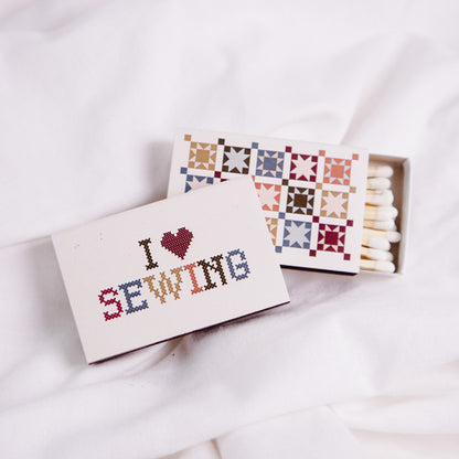 I Love Sewing Matchbox