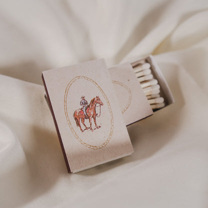 Western Cowboy Matchbox