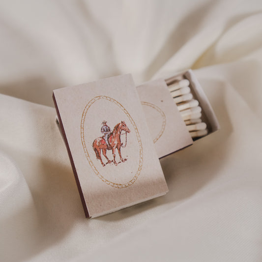 Western Cowboy Matchbox
