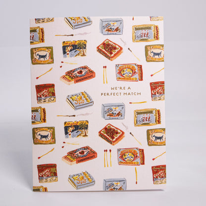 Perfect Match Anniversary Greeting Card