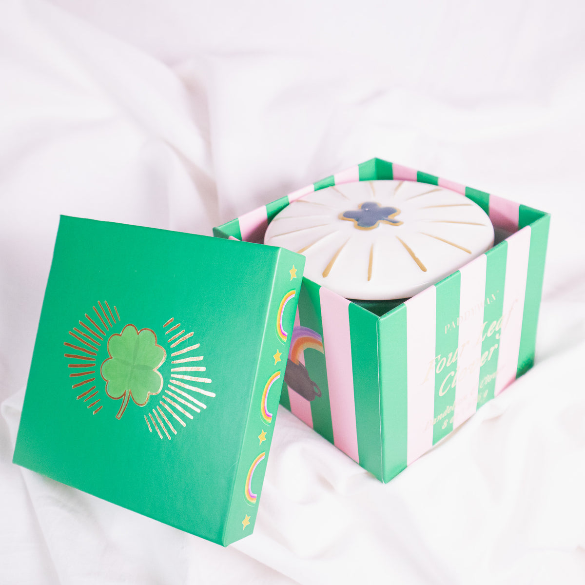 Four Leaf Clover Candle