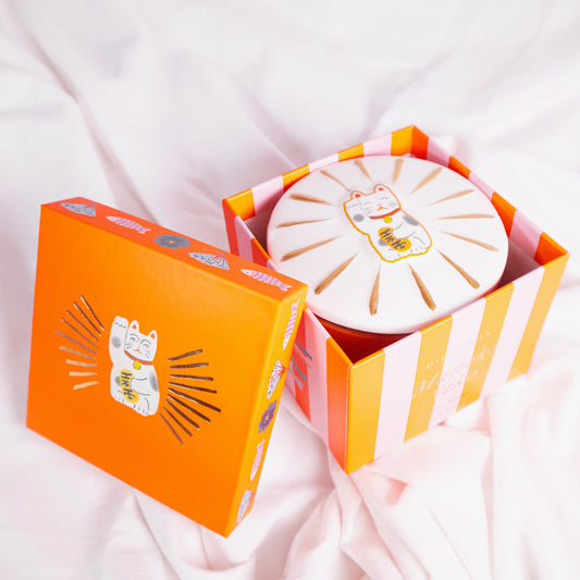 Lucky Cat Candle