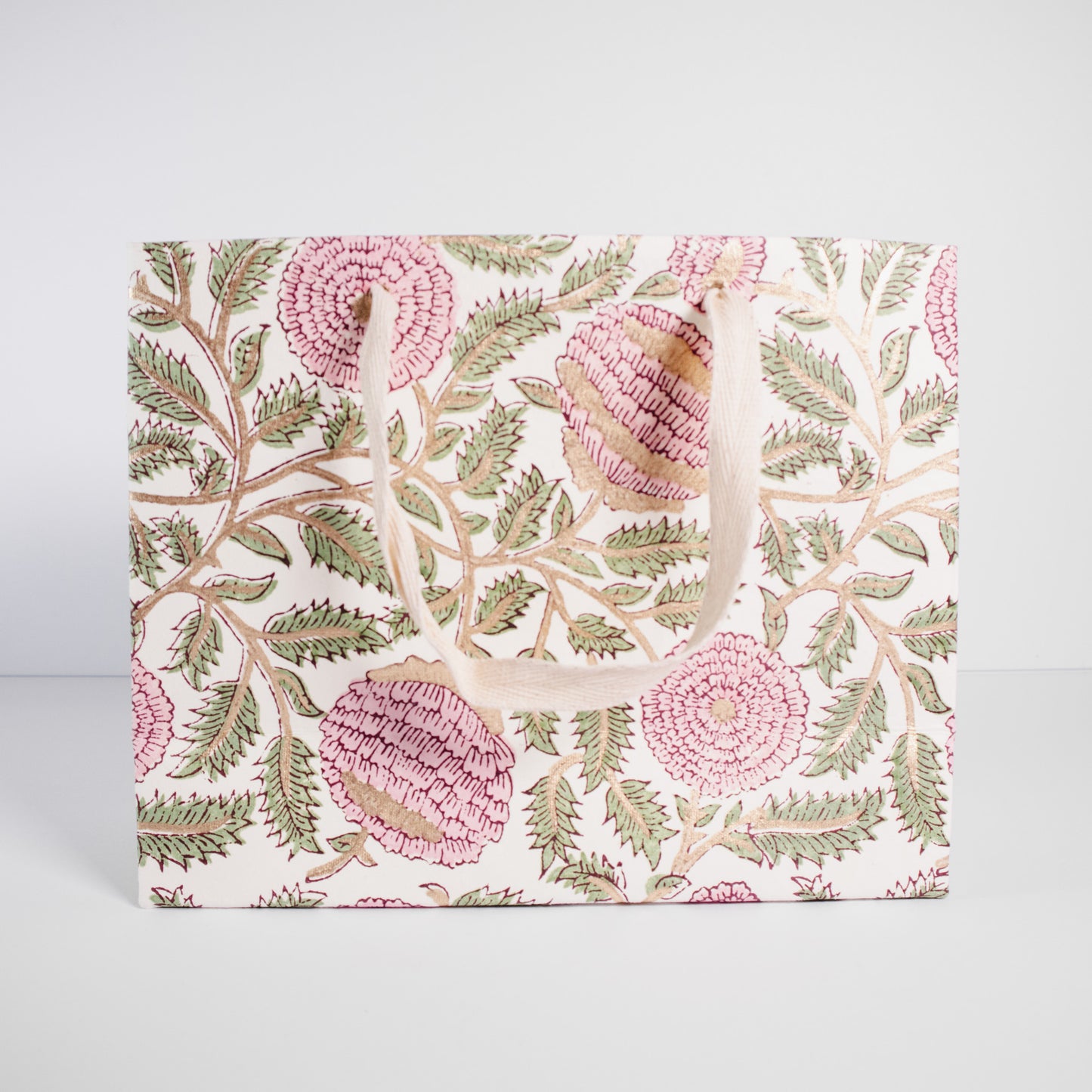 Medium Blush Floral Gift Bag