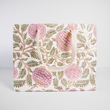 Medium Blush Floral Gift Bag