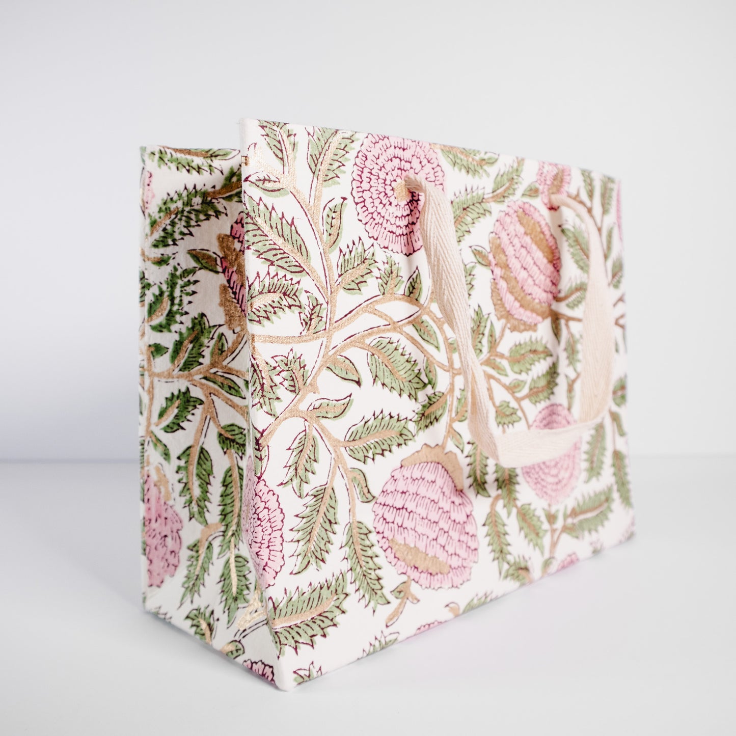 Medium Blush Floral Gift Bag