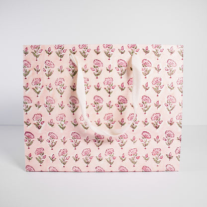 Medium Blush Floral Gift Bag