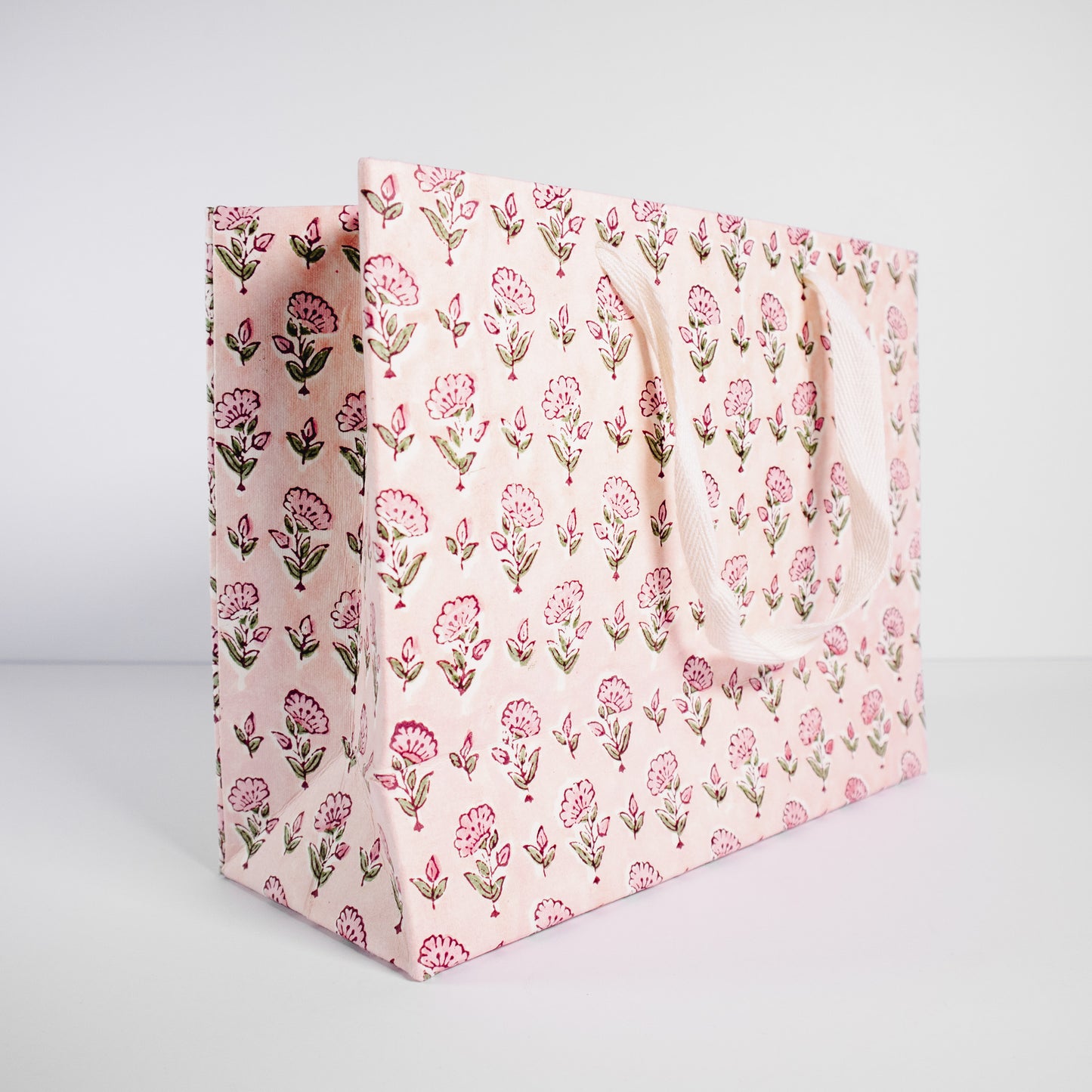 Medium Blush Floral Gift Bag